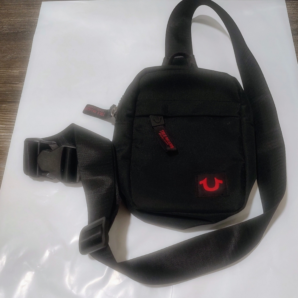 True Religion Black Crossbody Bag